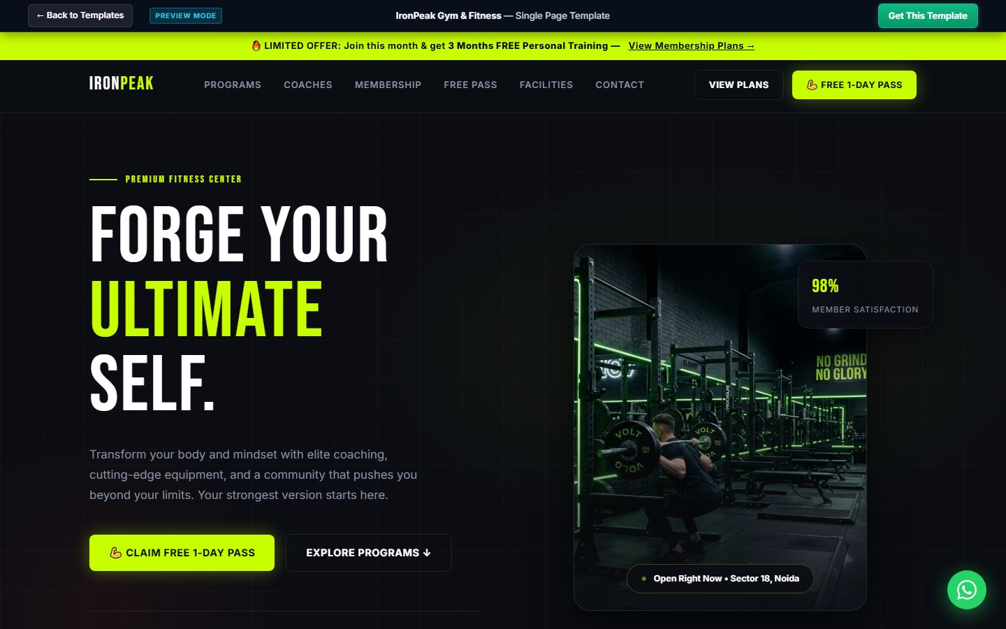 Gym & Fitness Preview