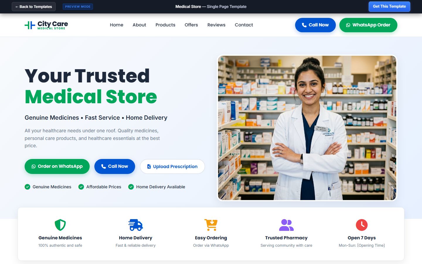Medical Store Preview